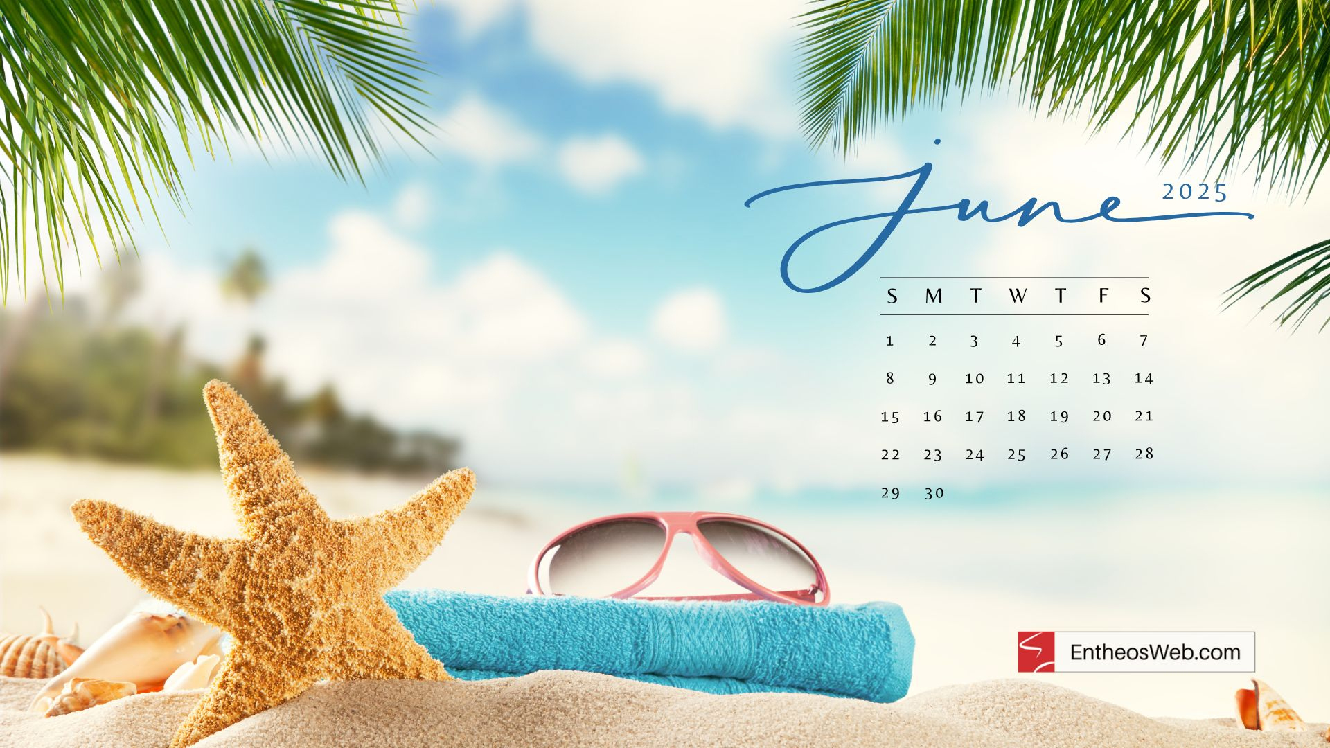 June Calendar Desktop Wallpaper Background | Entheosweb | Calendar 2025