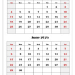 May And June 2025 Calendar Printable Pdf | Two Months Calendar | May To June Calendar 2025
