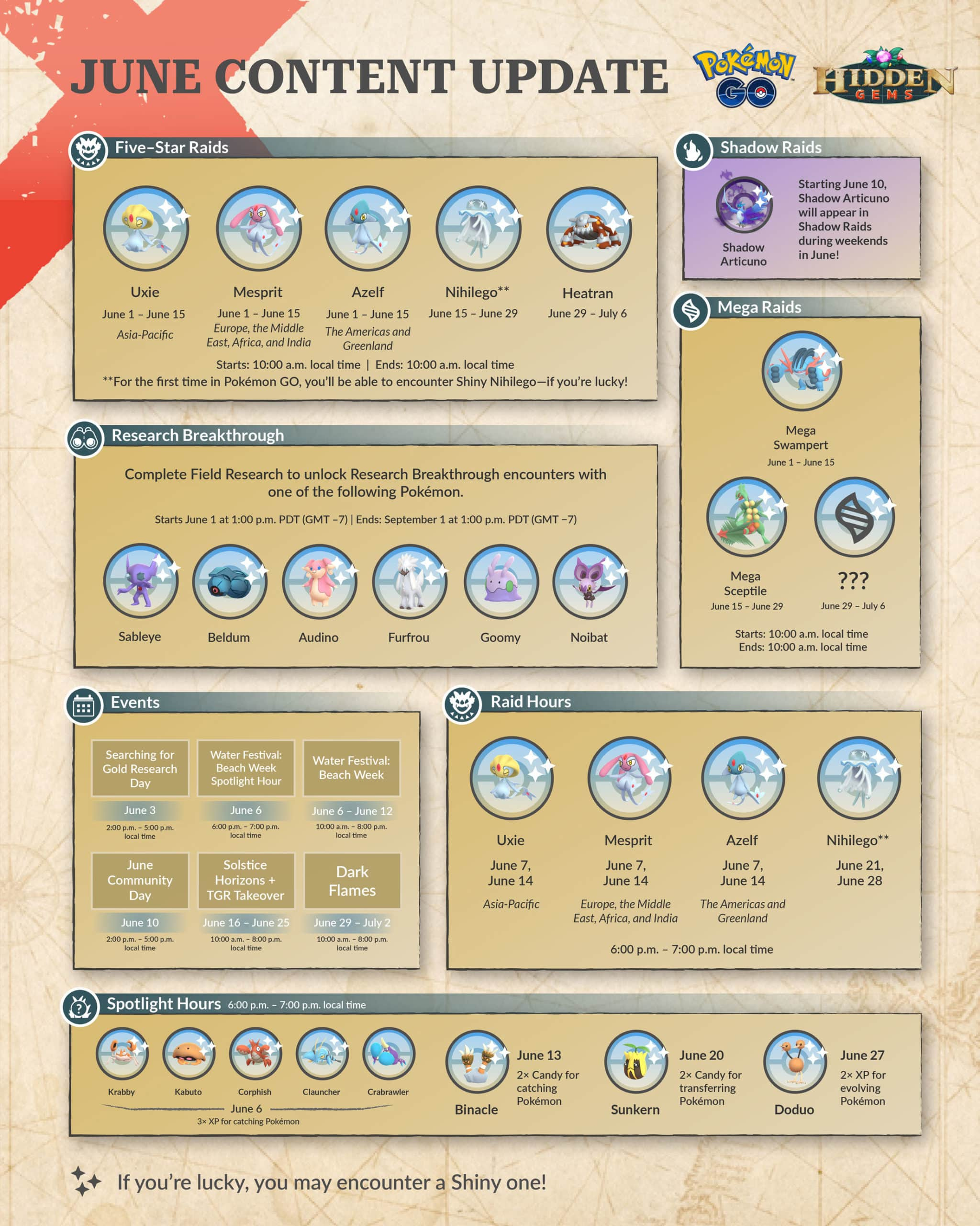 Pokemon Go June 2023 Event Guide | Pokémon Go Hub | Pokemon Go June Calendar 2025