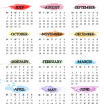 2025 2026 School Year Calendar Free Printable   Paper Trail Design |  Calendar 2025