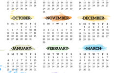 2025-2026 School Year Calendar Free Printable – Paper Trail Design | July 2025 June 2026 Calendar Printable