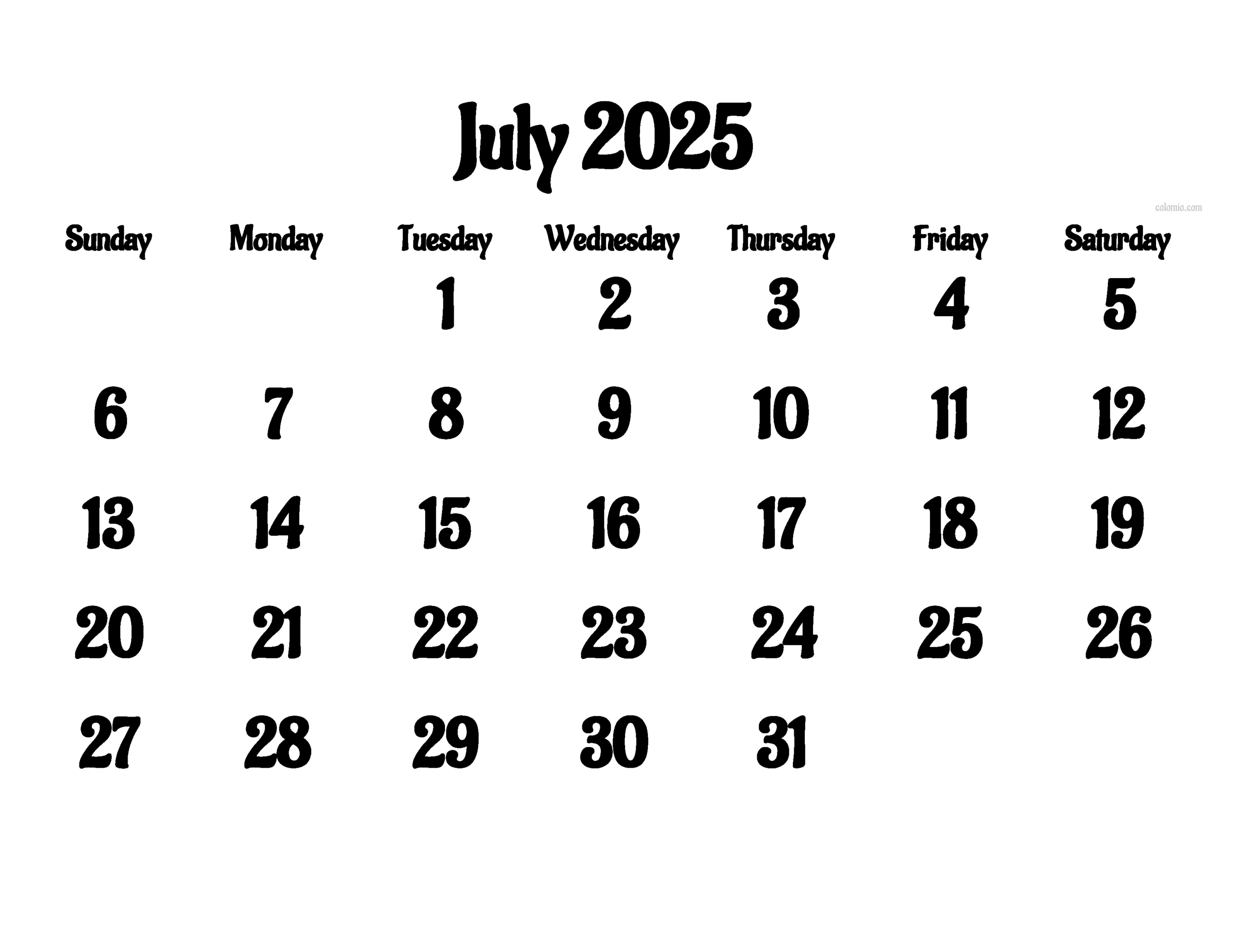 2025 Calendar, Monthly Calendars, With Calendar Maker ✓ Pdf | Calendar 2025