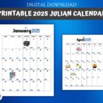 2025 Printable Julian Calendar | 8.5 X 11 In | Government And | Printable Julian Calendar 2025 Download