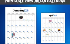 2025 Printable Julian Calendar | 8.5 X 11 In | Government And | Printable Julian Calendar 2025 Download
