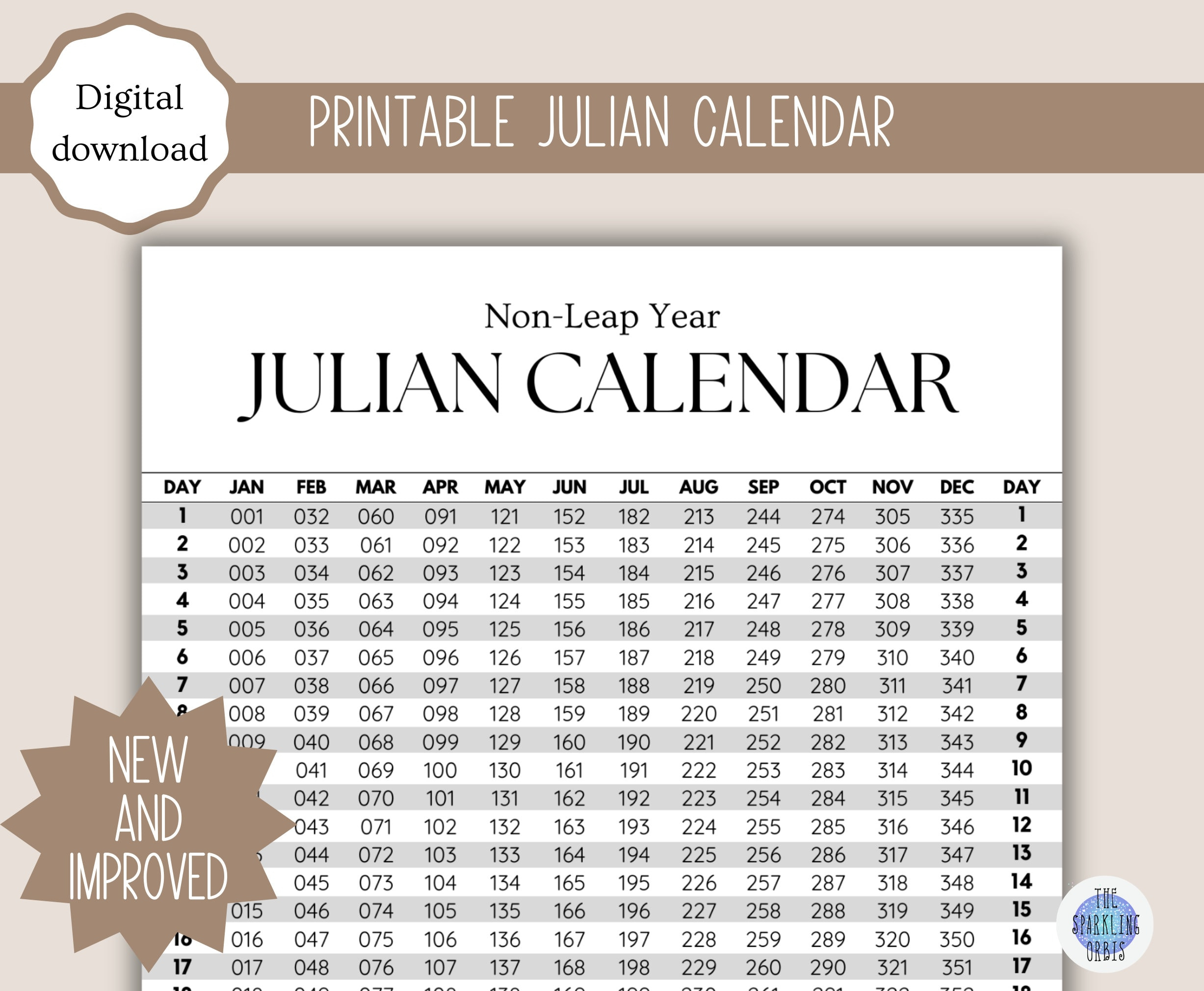 42 Julian Day Stock Vectors And Vector Art Outlet | Printable Quadax Julian Calendar 2025