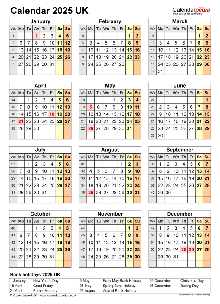 July 2025 Calendar Printable UK | Calendar 2025