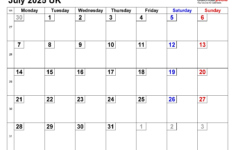 Calendar July 2025 Uk With Pdf, Excel And Word Templates |  Calendar 2025