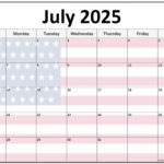 Collection Of July 2025 Photo Calendars With Image Filters. |  Calendar 2025
