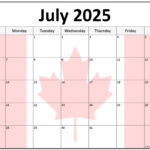 Collection Of July 2025 Photo Calendars With Image Filters. |  Calendar 2025