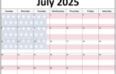Collection Of July 2025 Photo Calendars With Image Filters. |  Calendar 2025