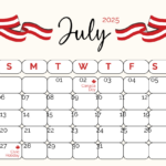 Free July 2025 Calendar Templates, Editable And Printable | July 2025 Canada Calendar Printable