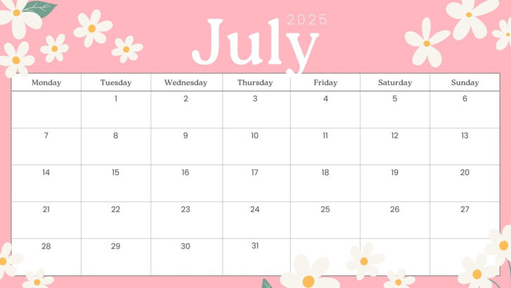 July Calendar 2025 to Print | Calendar 2025