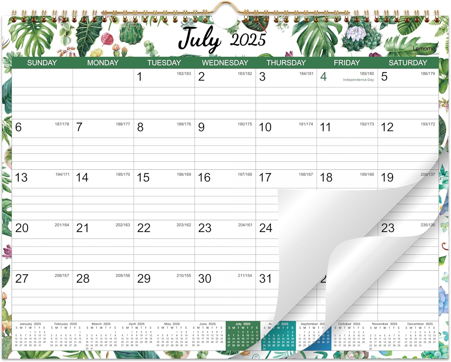 Julian Calendar For (Lemome 2025-2026 Calendar Wall Calendar 2025 | Printable Quadax Julian Calendar 2025