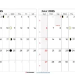 July 2025 Calendar Canada | July Calendar 2025 Canada