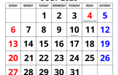July 2025 Calendar (Free Printable) – Free Printables, Monograms | July 2025 Calendar with Holidays Printable