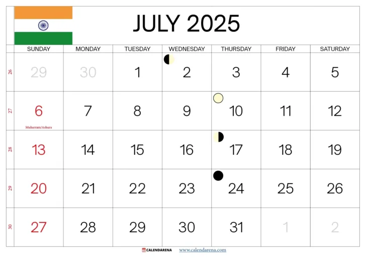 July Calendar 2025 | Calendar 2025