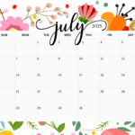 July 2025 Calendar Printables | Entheosweb | July 2025 Free Calendar Printable