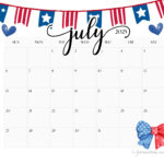 July 2025 Calendar Printables | Entheosweb | July 2025 Free Calendar Printable