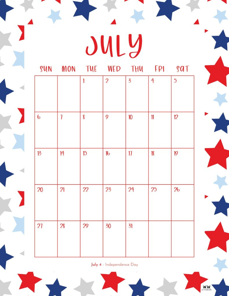 July 2025 Calendars - 107 Free Printables | Printabulls | Calendar 2025