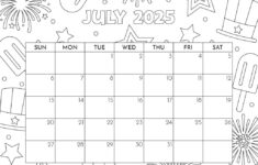 July 2025 Calendars – 107 Free Printables | Printabulls |  Calendar 2025