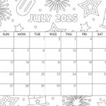 July 2025 Calendars   107 Free Printables | Printabulls | July 2025 Calendar Kids