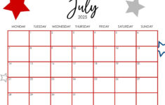 July 2025 Calendars – 107 Free Printables | Printabulls | Month Of July 2025 Calendar Printable