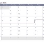July And August 2025 Printable Calendar |  Calendar 2025