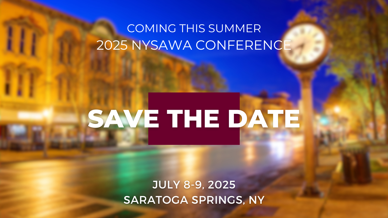 Mark Your Calendar: Nysawa Conference Coming July 8-9, 2025 In | New York Event Calendar July 2025