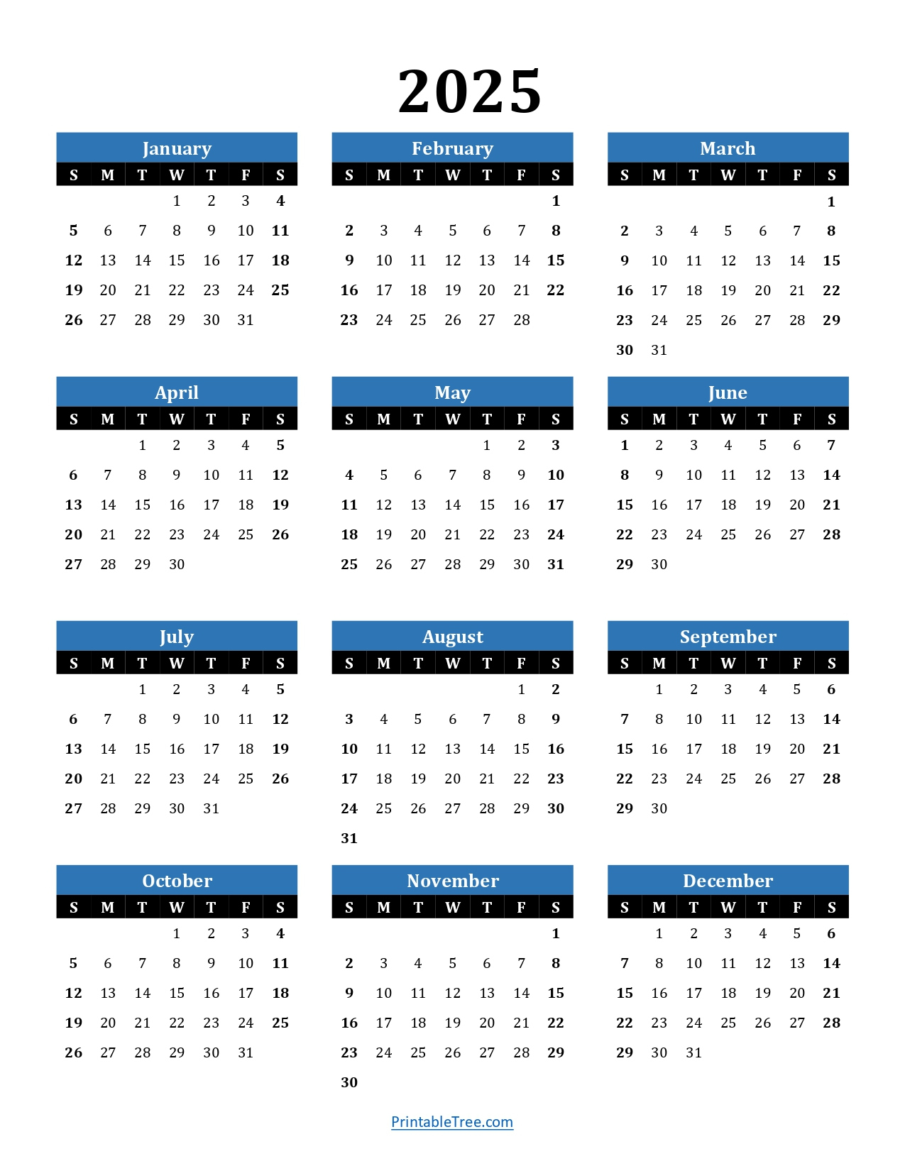 Printable Calendar 2025 One Page With Holidays (Single Page) 2025 | General Blue July 2025 Calendar
