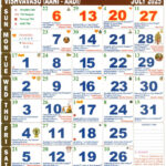 Tamil Calendar July Month , 2025 |  Calendar 2025