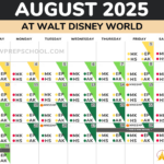 2025 & 2026 Disney World Crowd Calendar (Best Times To Go) | Disney World August 2025 Crowd Calendar