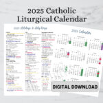 2025 Catholic Calendar  Digital Download   Etsy | 15 August 2025 Catholic Calendar
