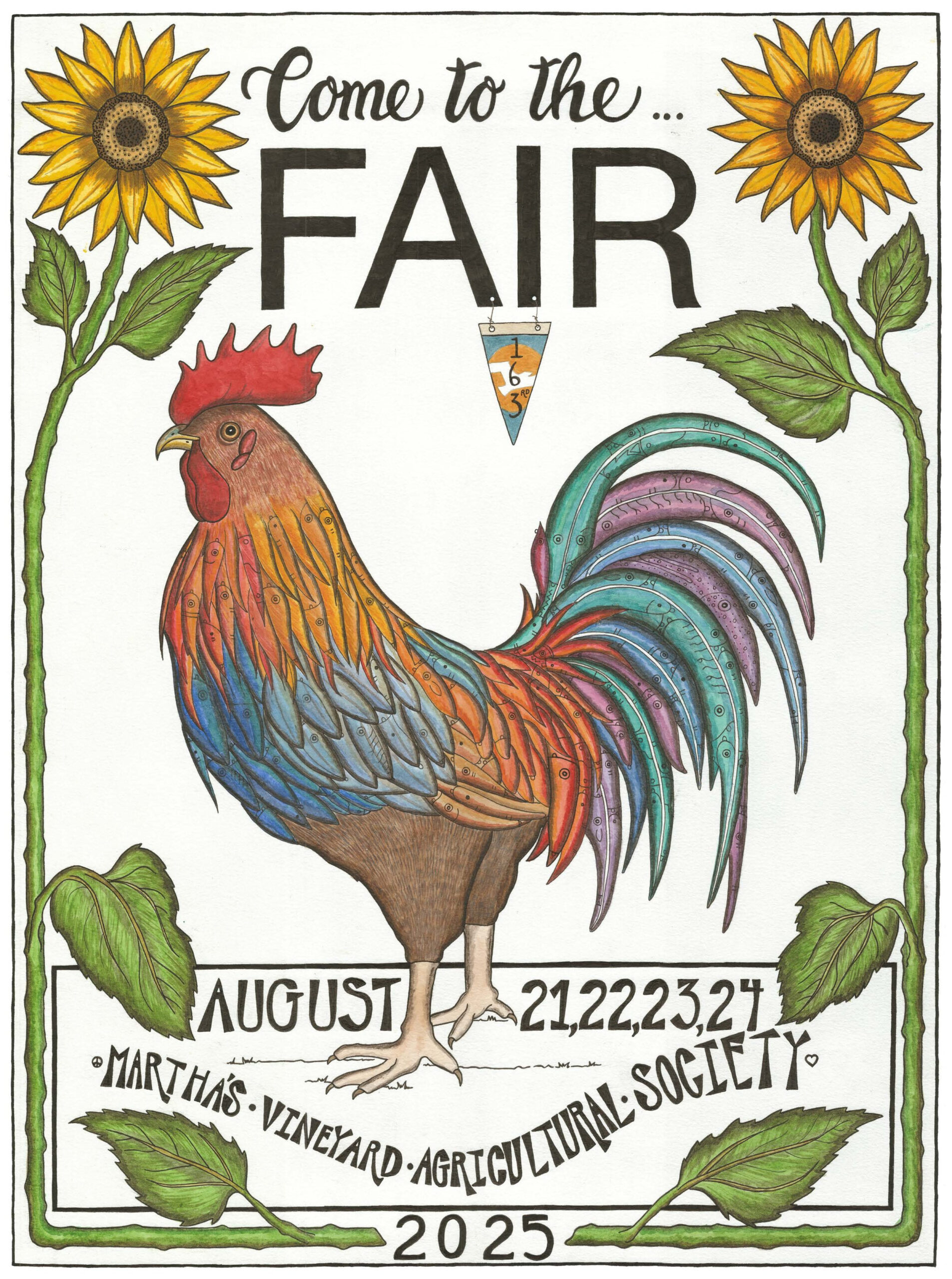 2025 Fair Poster — The Martha&amp;#039;S Vineyard Agricultural Society | Calendar 2025