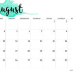 2025 Monday Start Calendar Printable   Watercolor   Paper Trail Design |  Calendar 2025