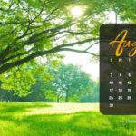 August 2025 Calendar Desktop Wallpapers & Screensavers | Entheosweb | August 2025 Calendar Desktop Background