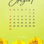 August 2025 Calendar Phone Wallpapers | Entheosweb | August 2025 Wallpaper Calendar
