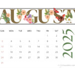 August 2025 Calendar Printables | Entheosweb |  Calendar 2025