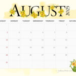 August 2025 Calendar Printables | Entheosweb |  Calendar 2025
