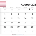 August 2025 Calendar With Holidays | Calendar Events For August 2025