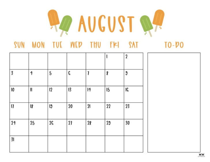 Flip Calendar Starting From August 2025 | Calendar 2025