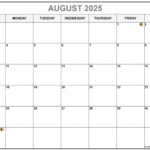 August 2025 Lunar Calendar | Moon Phase Calendar | Moon Calendar For August 2025