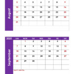 August And September 2025 Calendar Printable Pdf | Two Months Calendar | August September 2025 Calendar Printable