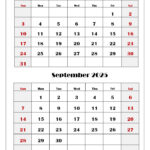 August And September 2025 Calendar Printable Pdf | Two Months Calendar |  Calendar 2025