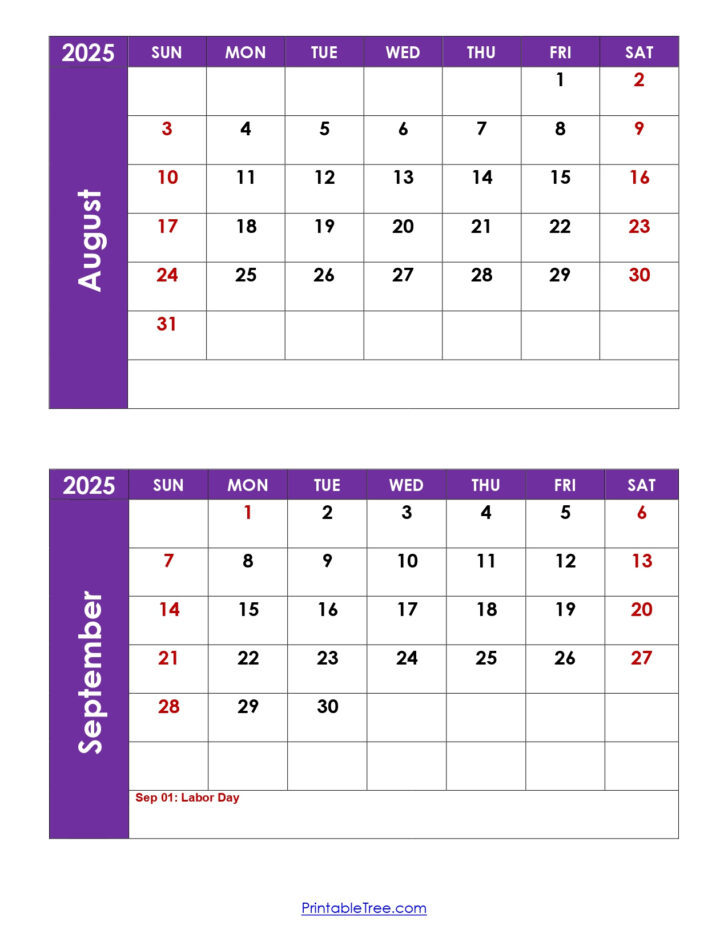 July August September 2025 Calendar | Calendar 2025