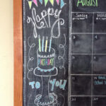 August | August 2025 Calendar Ideas Chalkboard