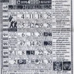 Bhagyajyoti Odia Calendar August 2025: Festivals, Auspicious Days | August 2025 Odia Calendar