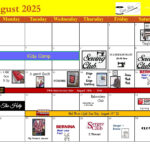 Calendar   08 August 2025 |  Calendar 2025