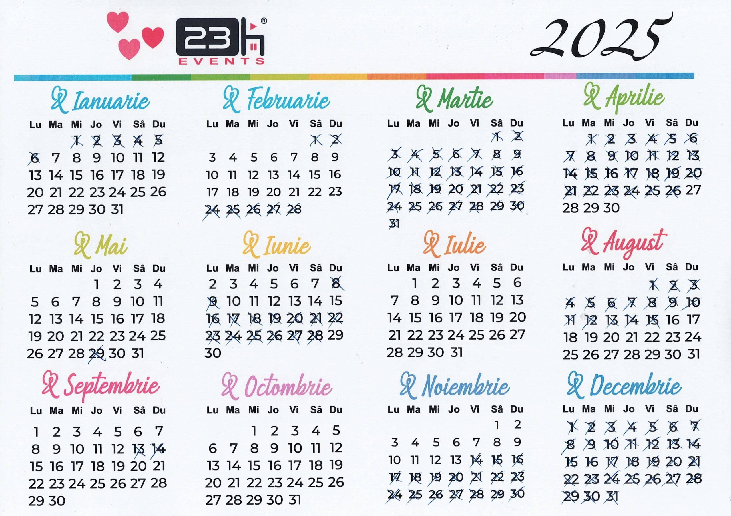 Calendar 2025, Format A4, Suport Magnetic Frigider, Alif410048 | Calendar Ortodox 2025 August