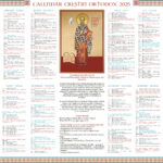 Calendar 2025   Istoria Bisericii Ortodoxe Muntenegrene |  Calendar 2025