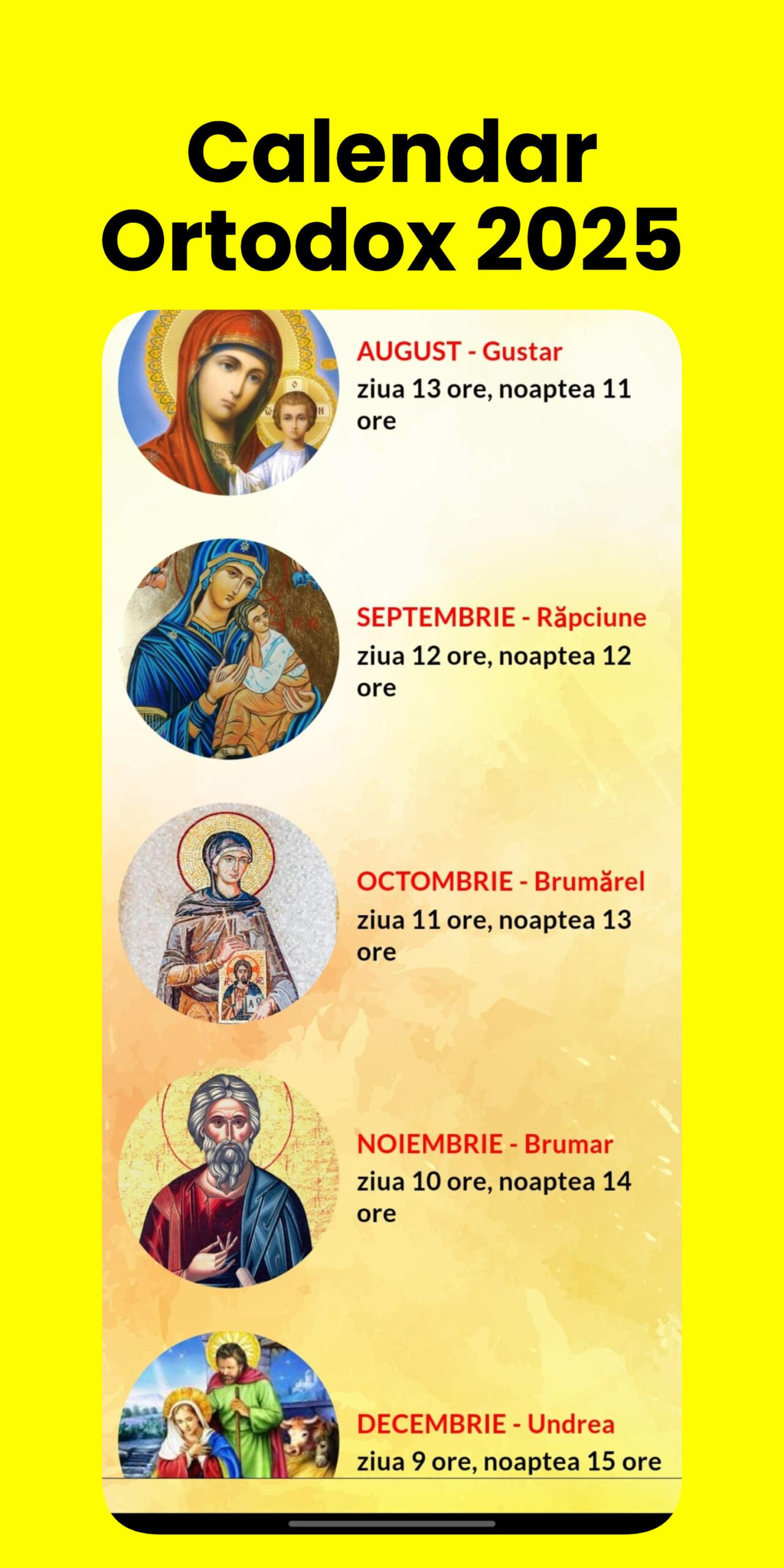 Calendar Ortodox 2025 Apk For Android Download | Calendar Ortodox August 2025